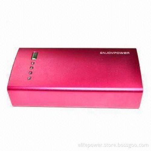 Power Bank with 5,200mAh Capacity, Lightweight, Stream Line and Fashionable Design